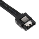 Universal SATA III Cable 90 Degree 6Gbps Data Cable With Locking Latch 12 Inches
