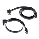 Universal SATA III Cable 90 Degree 6Gbps Data Cable With Locking Latch 12 Inches