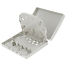 2x Fiber Optic Terminal Box Wall Outdoor Splice/Distri Panel 4Cores FTTH box