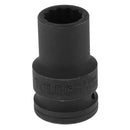 3/4" Square Drive 12 Point Deep Impact Socket 18mm