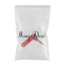 Universal 3.5mm 90 Degree Audio Adapter Right Angle Headphone Adaptor Female to Male AUX Adapter Red