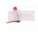 Universal 3.5mm 90 Degree Audio Adapter Right Angle Headphone Adaptor Female to Male AUX Adapter Red