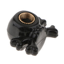 4 Pieces Tire Wheel Valve Stem Caps Chrome Skull Head For Car Motorcycle Bike