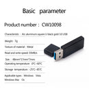 Shockproof USB3.0 Flash Drive Memory Stick Thumb Drive Disk for Laptops 64G - Black
