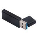Shockproof USB3.0 Flash Drive Memory Stick Thumb Drive Disk for Laptops 64G - Black