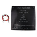 Aluminium Heated PCB Bed 24V Heatbed Plat 300x300x3mm for MK3 3D Printer + 100K ohm Thermistors for RepRap 3D Printer Extruder Heated Bed