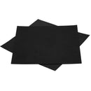 2 Pieces 3D Printer Build Plate Tape Magnetic Square Heat Bed Sticker 220x220mm Black