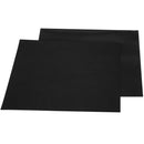 2 Pieces 3D Printer Build Plate Tape Magnetic Square Heat Bed Sticker 220x220mm Black