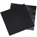 2 Pieces 3D Printer Build Plate Tape Magnetic Square Heat Bed Sticker 220x220mm Black