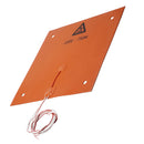 220V 310x310mm 750W Rubber Silicone Heating Pad For 3D Printer Heated Bed