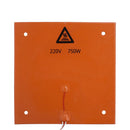 220V 310x310mm 750W Rubber Silicone Heating Pad For 3D Printer Heated Bed