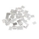 50Pack Aluminum Heat Sink Heatsink Module Cooler for Semiconductor Silver 14x6x20mm