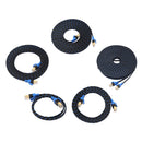 Cat7 Ethernet Cable Lan Network RJ45 Patch Cable Cord Braid NAS 10 Gbps 0.5m
