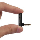 3.5mm Headphones Adapter, Male to Female Audio Connector Right Angled Earphone Converter (Pack of 1)
