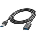 USB 3.0 A Male to A Female Extension Extender Cable 5Gbps for Laptop PC 0.5m