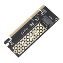 M.2 NVMe SSD NGFF TO PCI-e 3.0 X16 adapter M-Key interface card Full speed