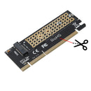 M.2 NVMe SSD NGFF TO PCI-e 3.0 X16 adapter M-Key interface card Full speed