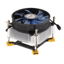 Hydraulic Computer CPU Cooler Fans 9cm Heatsink Radiator for LGA 1366 Blue