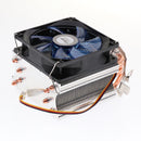 Hydraulic CPU Cooler Heat pipe Fans 9cm Heatsink Radiator for Intel Socket