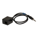 Headset Adapter Extension Cable 3.5mm Male Jack to RJ9 4P4C Female Converter - 40cm