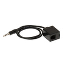 Headset Adapter Extension Cable 3.5mm Male Jack to RJ9 4P4C Female Converter - 40cm
