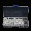 250Pcs 2.54mm JST-XHP 2/3/4 Pin Housing Male/Female Pin Head Connector Kit