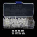 250Pcs 2.54mm JST-XHP 2/3/4 Pin Housing Male/Female Pin Head Connector Kit