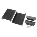 Premium Extruded Aluminum Enclosure PCB Cooling L Box Case DIY 105x55x150mm Black