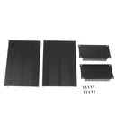 Premium Extruded Aluminum Enclosure PCB Cooling L Box Case DIY 105x55x150mm Black