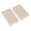 5Pieces Plastic Electronic Enclosure Project Covers Cases Box 60x25x100mm Waterproof White
