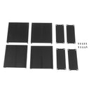 2Pcs Extruded Aluminum Flat Enclosure Kits for Project AMP Controller 97x40x100mm (Pack of 1)