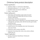 Santa Claus USB 2.0 Flash Drive Memory Sticks Thumb Jump Drive for Computer 32G