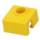 1 Piece MK9 Aluminum Block Silicone Protective Cover For 3D Printer Yellow