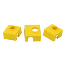 1 Piece MK9 Aluminum Block Silicone Protective Cover For 3D Printer Yellow