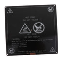 Aluminium Heated PCB Bed 12V 24V Heatbed Platform 220* 220 * 3mm for MK3 3D Printer
