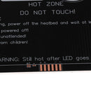 Aluminium Heated PCB Bed 12V 24V Heatbed Platform 220* 220 * 3mm for MK3 3D Printer