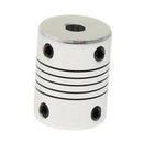 Flexible Couplings 5mm to 5mm Shaft for NEMA 17 RepRap 3D Printer or CNC Machine