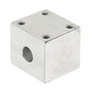 30x30x30mm Silver Ballscrew Nut Housing Bracket Holder T8 Trapezoidal Screw Seat for 3D Printer
