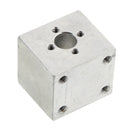 30x30x30mm Silver Ballscrew Nut Housing Bracket Holder T8 Trapezoidal Screw Seat for 3D Printer