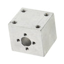 30x30x30mm Silver Ballscrew Nut Housing Bracket Holder T8 Trapezoidal Screw Seat for 3D Printer
