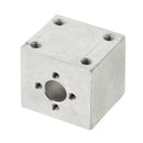 30x30x30mm Silver Ballscrew Nut Housing Bracket Holder T8 Trapezoidal Screw Seat for 3D Printer