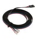 Bipolar Stepper Motor Cable, 200cm Long NEMA 17 Extended Connector Cable for RepRap 3D Printer CNC Machines (XH2.54 4Pin-6Pin)