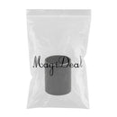 Aluminum Alloy Cylindrical Style Pen Holder Pencil Holder Container - Black