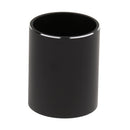 Aluminum Alloy Cylindrical Style Pen Holder Pencil Holder Container - Black