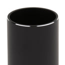 Aluminum Alloy Cylindrical Style Pen Holder Pencil Holder Container - Black
