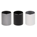 Aluminum Alloy Cylindrical Style Pen Holder Pencil Holder Container - Black