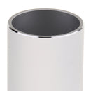 Aluminum Alloy Cylindrical Style Pen Holder Pencil Holder Container - Silver