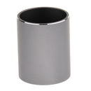 Aluminum Alloy Cylindrical Style Pen Holder Pencil Holder Container - Gray
