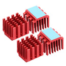 4pcs/lot Aluminum Cooler Heatsink For TMC2100 Stepper Motor Driver Red