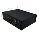 8 Channel Audio Stereo high-power Headphone Amplifier Mixer Monitor